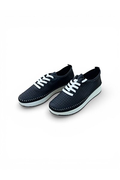 PATRON SHOES Genuine Leather Orthopedic Sole Women's Lace-Up Casual Shoes