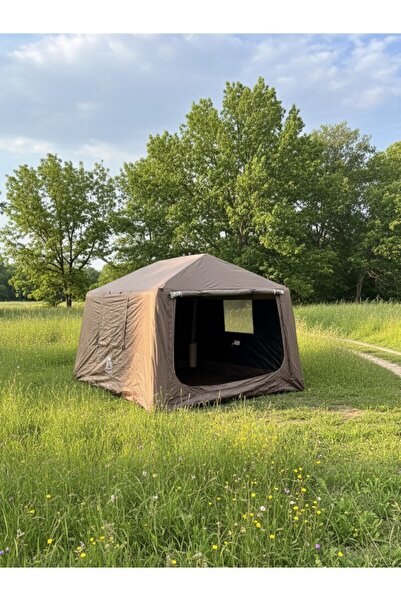 Forestia Fischer Baca Çıkışlı Şişme Kamp Çadırı - Soba Kurulabilir 6-8 Kişili...