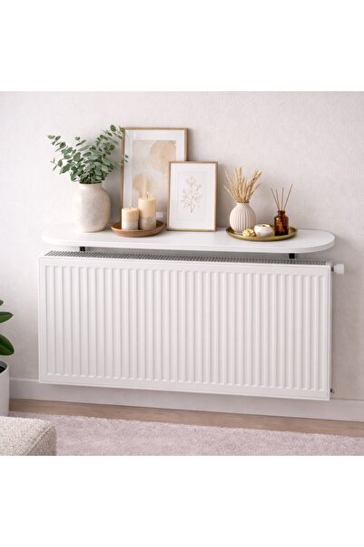 HOMS Raft perete, suport calorifer, alb, Homs, 80x18 cm, L006