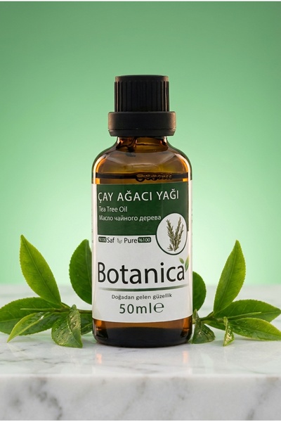 botanica %100 Saf Çay Ağacı Yağı Saç Derisi Bakımı Kepek Önleyici Doğal Arınd...
