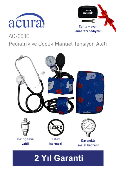 Acura AC-303C Pediatrik ve Çocuk Tansiyon Aleti