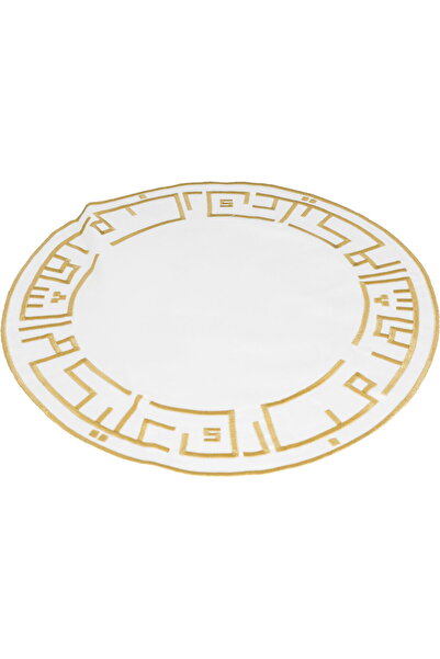 Generic Bionic Finish Fabric Table Cloth Set, 3 Pieces - Beige