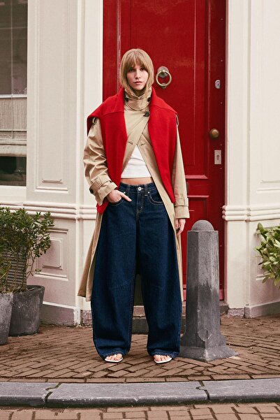 Bershka Slouchy düşük bel jean