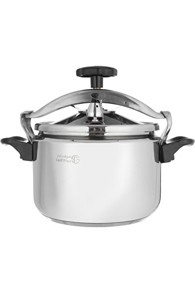 Generic Al Saif Plus Stainless Steel Pressure Cooker, 9 L, 25 cm - Silver