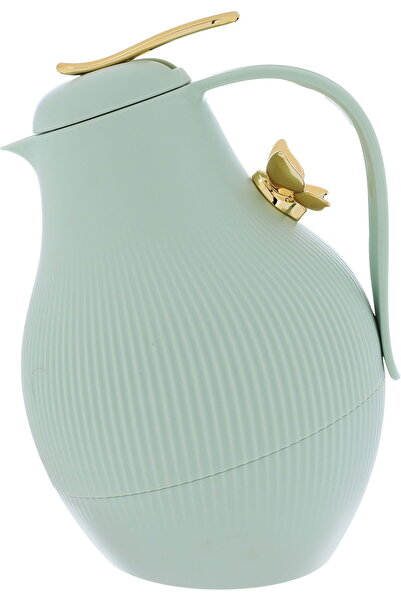 Generic ترمس دورا من معرض السيف، فراشة ذهبية، سعة 1 لتر، وعاء داخلي من الزجاج...