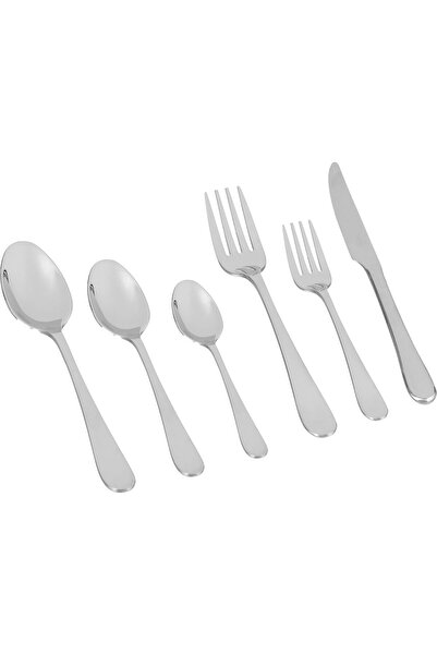 Generic Al Saif Gallery Stainless Steel Spoon Set, 36 Pieces - Silver
