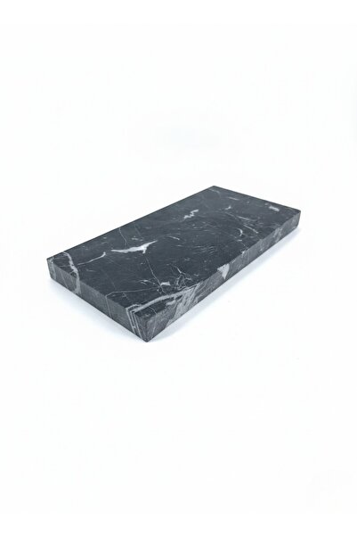 FARALYAHOME Natural Black Thick Marble 24X12 Presentation Tray, Cheese Plate,...