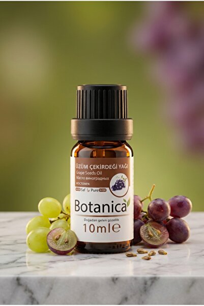 botanica %100 Saf Üzüm Çekirdeği Yağı Gözenek Sıkılaştırıcı Hafif Nemlendiric...