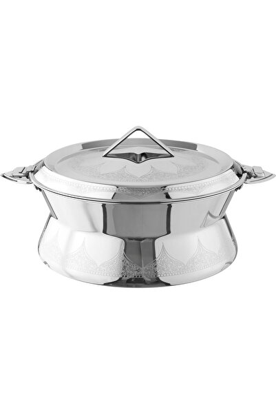 Generic Alsaif Gallery Sabina Stainless Steel Food Container with Lid, 5 Litr...