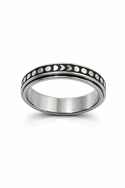 lindamina Silver Color Men's Ring