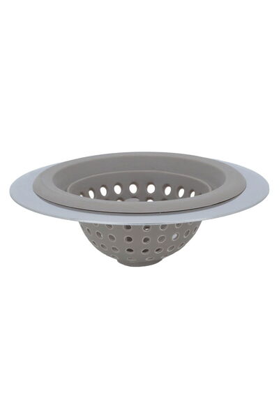 Generic مصفاة حوض سيليكون من معرض السيف - رمادي