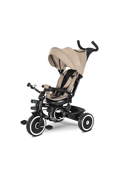 LORELLİ Kids Tricycle Tino, 360° Swivel Seat, Reclining, Parental Control, Beige
