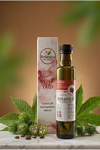 botanica %100 Saf Hint Yağı Saç Bakım Kürü Besleyici Güçlendirici Doğal Bitki...