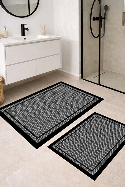 Nihai Ev Ψηφιακό αντιολισθητικό χαλάκι μπάνιου που πλένεται με σχέδιο ψαροκόκ...