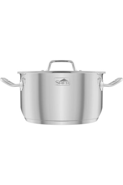 Generic Al Saif Stainless Steel Cooking Pot, 4.25 L, 22 cm - Silver