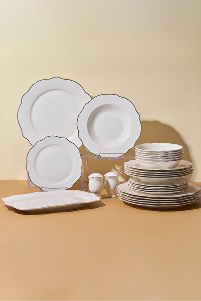 Perotti Silver Bone 27 Parça 6 Kişilik Yemek Takımı