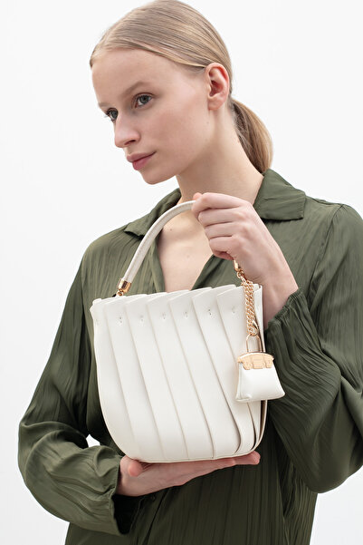 Matthew Cox حقيبة كتف نسائية بيضاء BYN2466