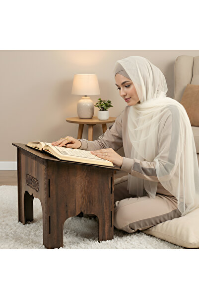 Vigo Wood Kitap Okuma Rahlesi Kuran Okuma Rahlesi Ceviz