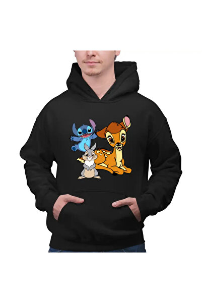 OEM Men's Hoodie Bambi Stitch Thumper Cute Rabbit