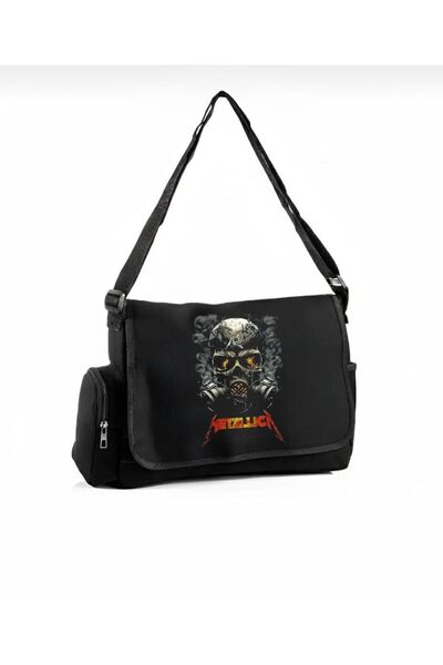 Weekeep Metallica Printed Unisex Messenger Bag/School Computer Bag