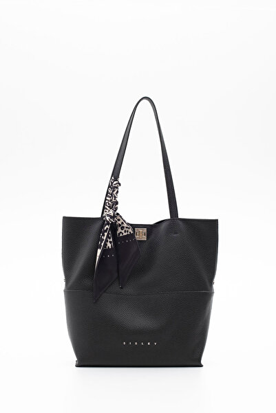 Sisley حقيبة كتف نسائية سوداء SLY430