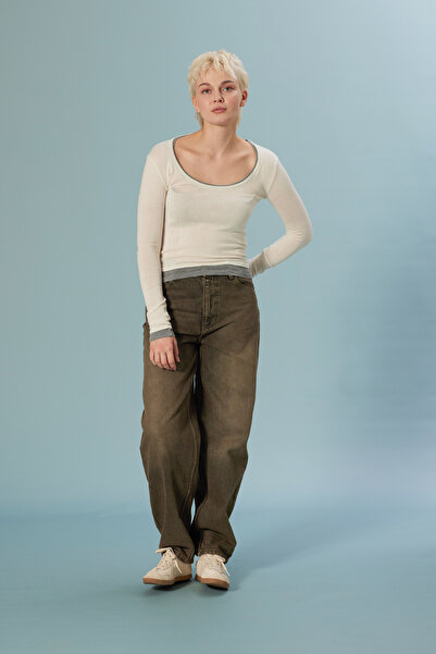 Nisan BLUZĂ TRICOTATĂ CU STRAT DUBLU