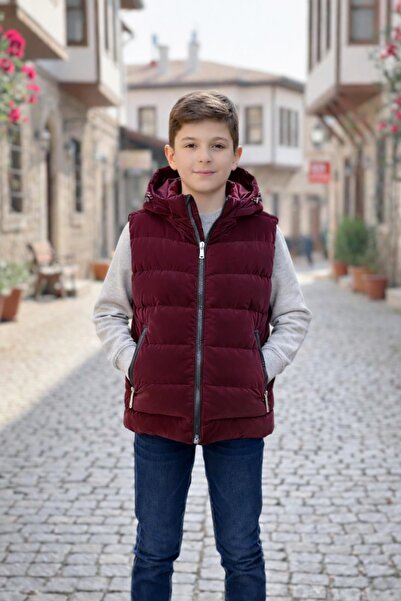 Pina Kids Boy's Hooded Puffer Vest