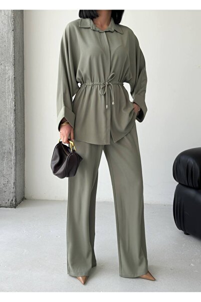 Lamierra Double Set with Waist Drawstring Detail