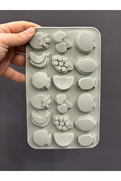Adana Pasta Malzemeleri Bt-151 Silicone Mold with Fruits Theme 21 X 13 cm