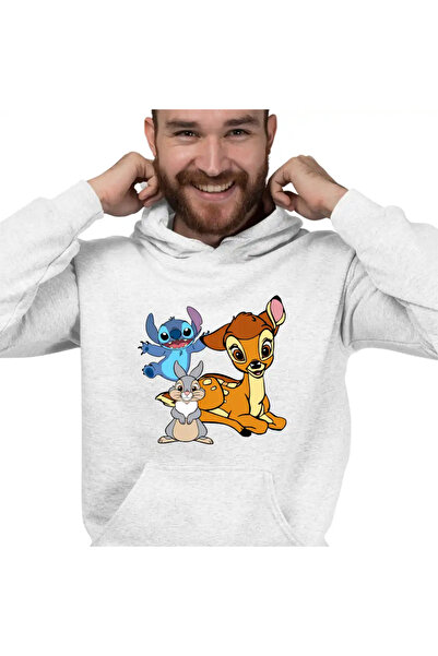 OEM Men's Hoodie Bambi Stitch Thumper Cute Rabbit