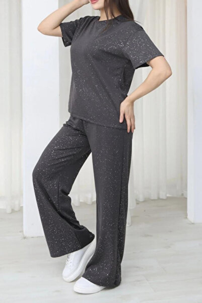 QBZ Silvery Comfortable Track Suit Set