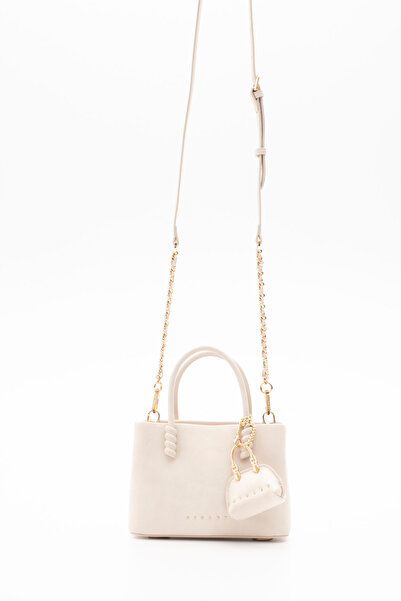 Sisley حقيبة كتف نسائية بيضاء SLY396