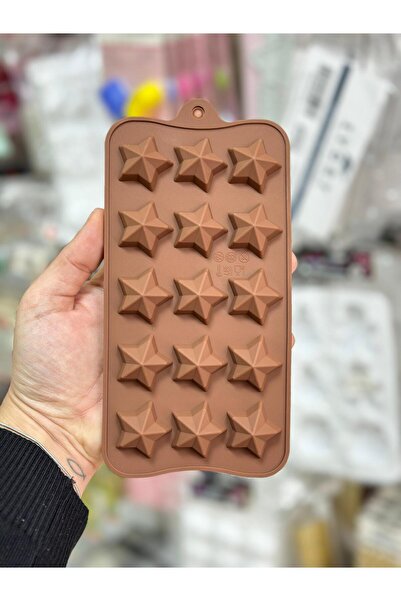 Adana Pasta Malzemeleri قالب شوكولاتة سيليكون ستار من بي تي-1105
