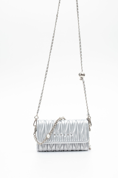 Sisley Women's Crossbody Bag Silver Sly327