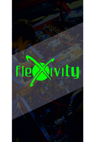 sticker Flexivity 20X10 cm Flexivity Labels for Cars, Motors, Laptops with Ho...