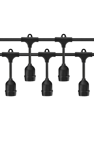 proled Light Garland, 50 Meters with 50 E27 Sockets, IP44