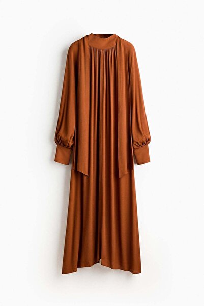 H&M Scarf-detail maxi dress