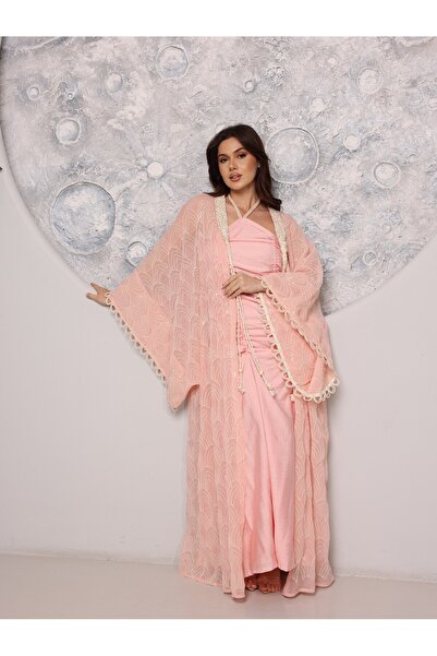 IKKXA Sequin Embellished Jalabiya