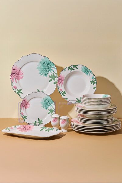 Perotti Lotus Bone 27 Parça 6 Kişilik Yemek Takımı