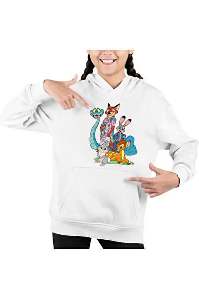 OEM Kids Girls Bambi Zootopia Bunny Snake Fox Sweatshirt
