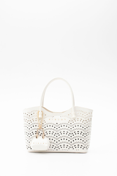 Sisley حقيبة كتف نسائية بيضاء SLY389