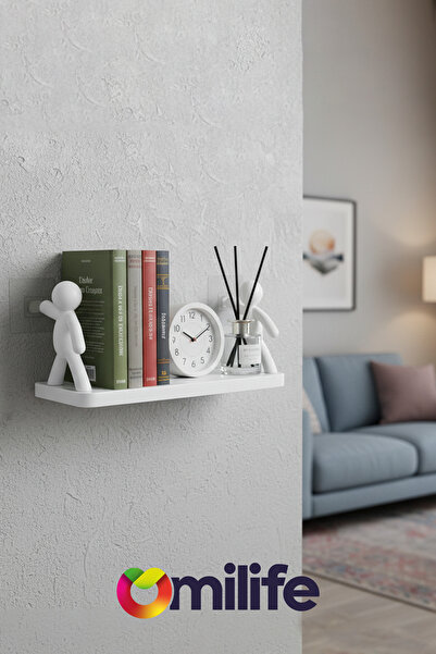 omilife Sticky Man Design Органайзер за баня и кухня - Органайзер за шампоани...