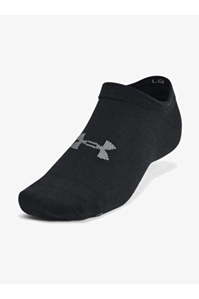 Under Armour Pachet de 6 șosete negre unisex Essential No Show