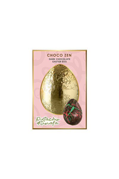 Choco Zen Dubai Chocolate (260g) Pistachio Kunafa Dark Easter Egg, Dubai Choc...