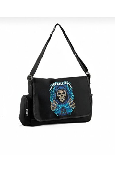 Weekeep Metallica Printed Unisex Messenger Bag/School Computer Bag