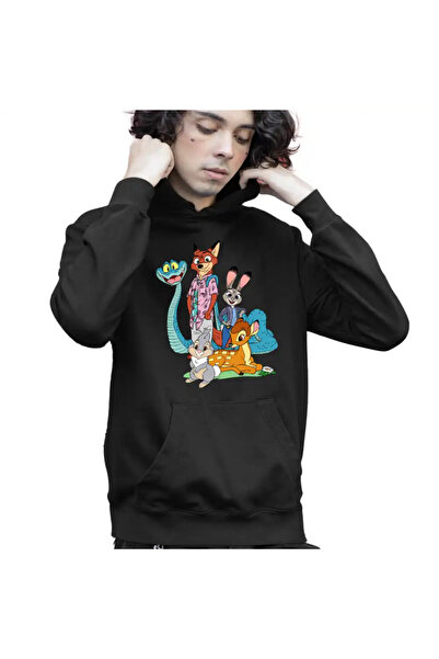 OEM Hanorac Copii Baieti Bambi Zootopia Iepuras Sarpe Vulpe