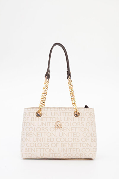 United Colors of Benetton Women's Handbag Beige-Brown Bnt1831