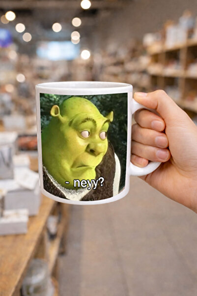 Şahin Kreatif Baskı Shrek -neyy Baskılı Kupa Bardak