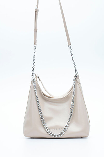 Sisley حقيبة كتف نسائية بيج SLY379