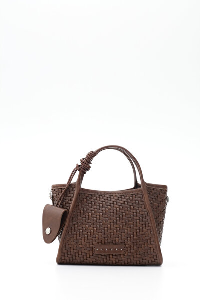 Sisley حقيبة كتف نسائية باللون البني SLY372